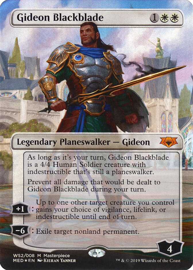 Gideon Blackblade card front