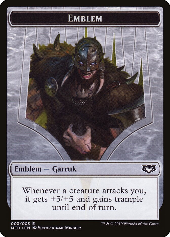 Garruk, Apex Predator Emblem card front