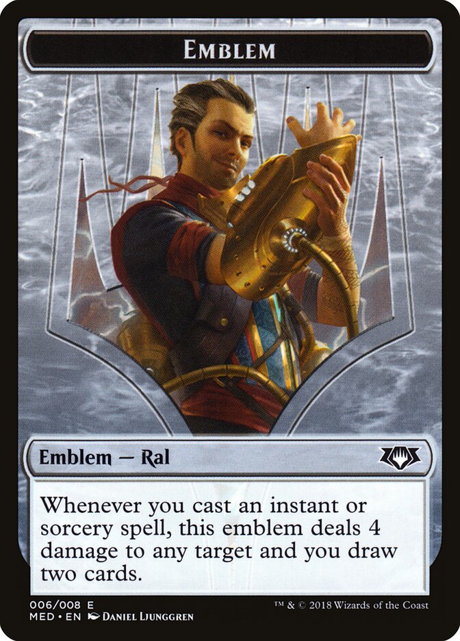 Ral, Izzet Viceroy Emblem card front