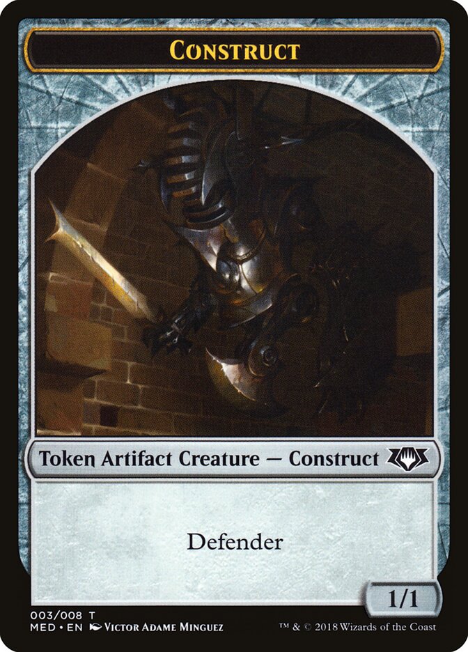 Construct card front