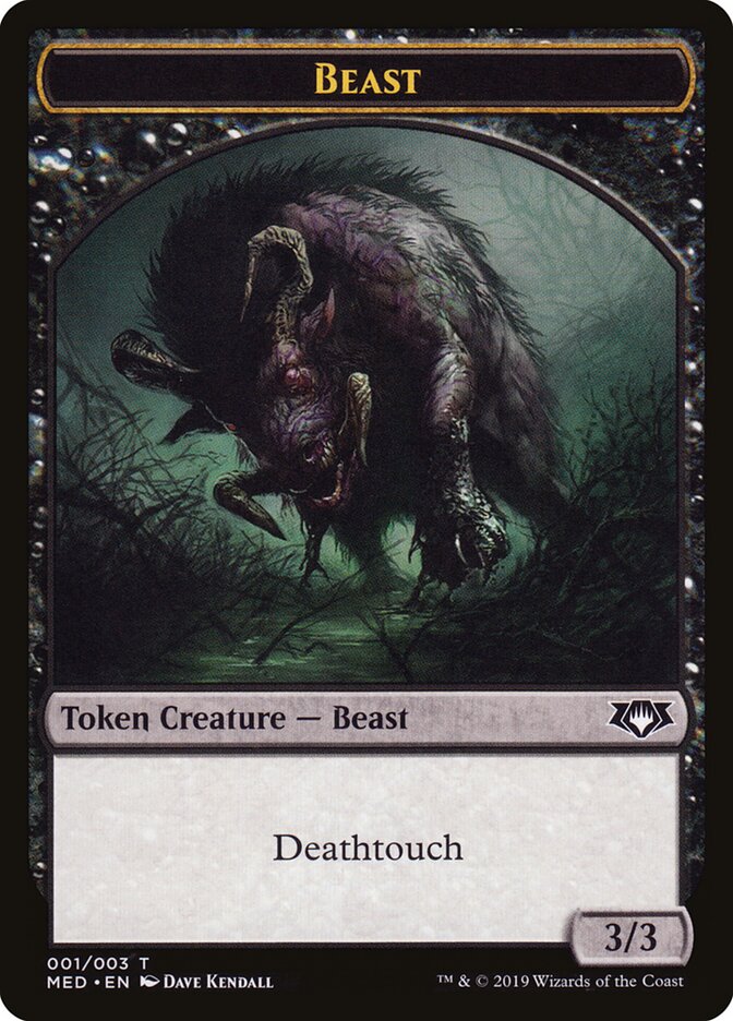 Beast card front