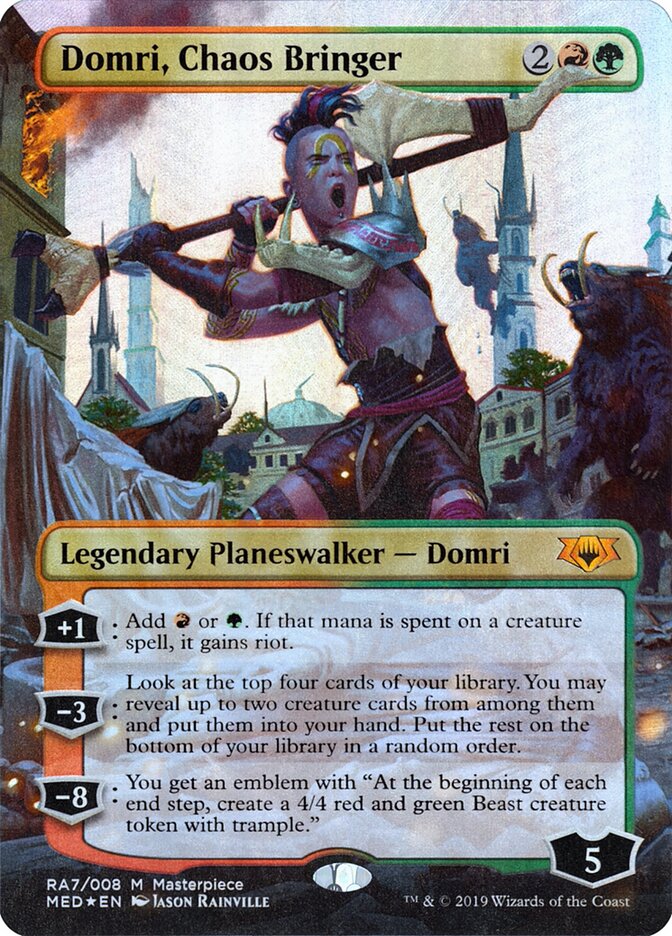 Domri, Chaos Bringer card front