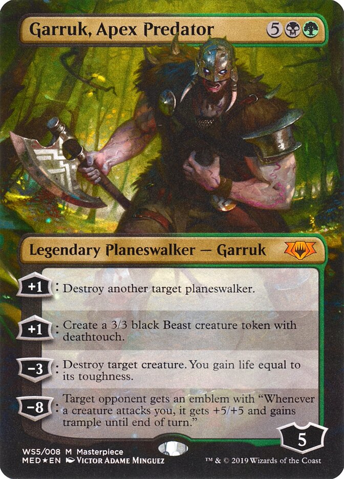 Garruk, Apex Predator card front