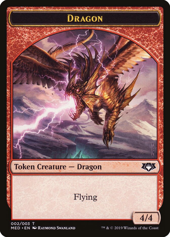 Dragon card front