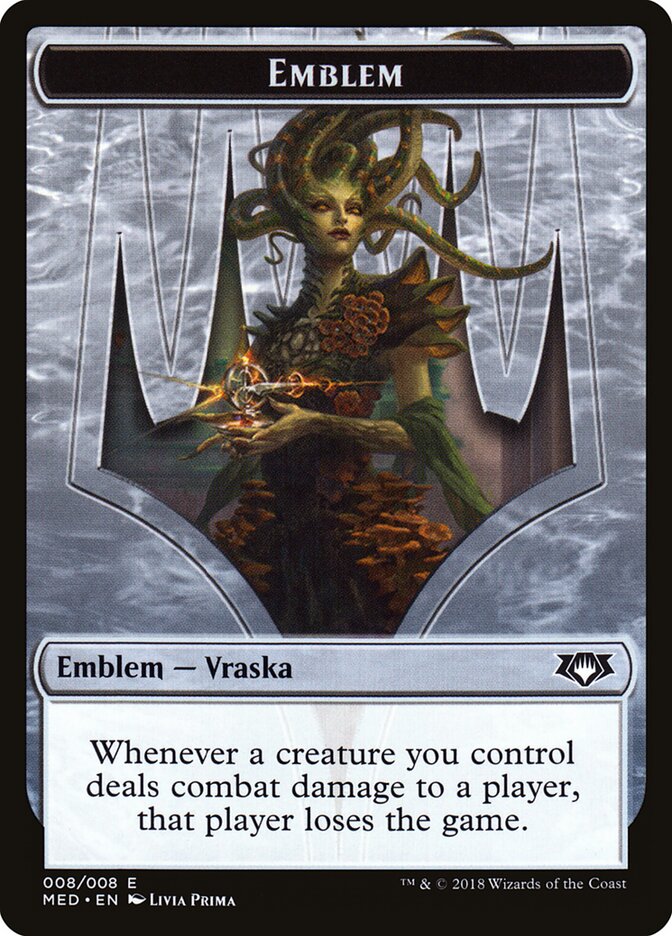 Vraska, Golgari Queen Emblem card front