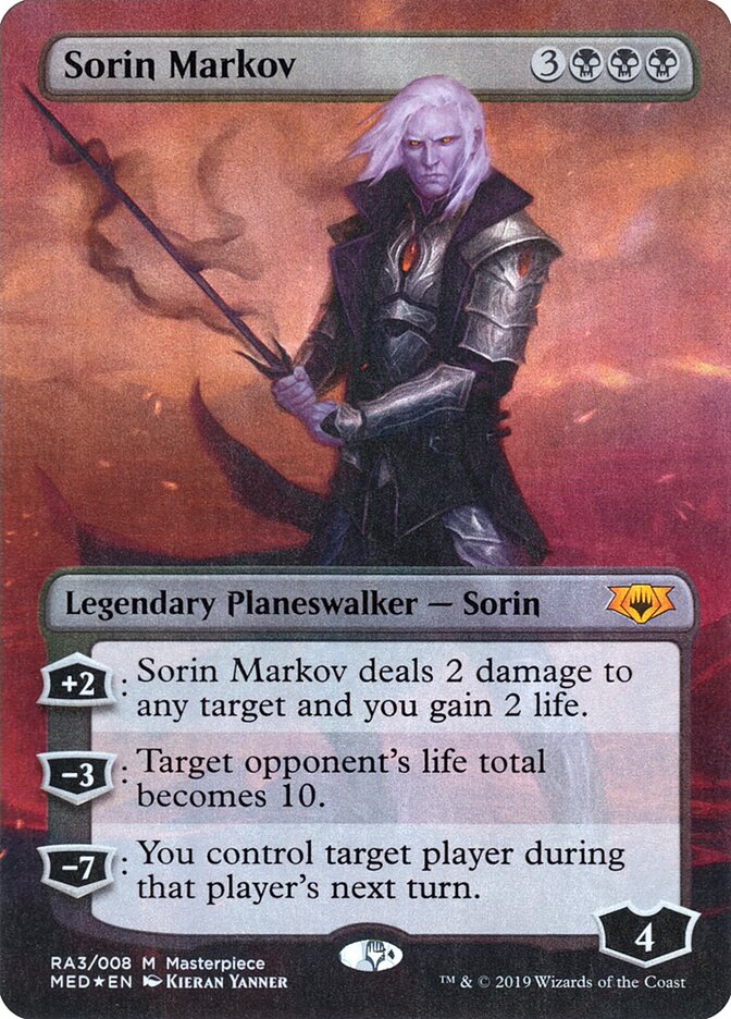 Sorin Markov card front