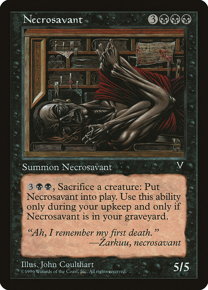 Necrosavant card front