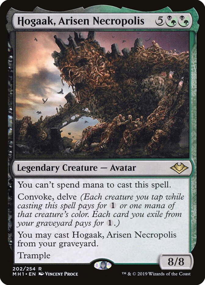 Hogaak, Arisen Necropolis card front