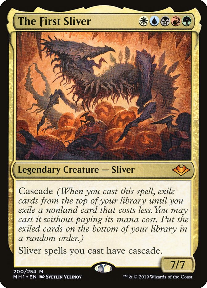 The First Sliver card front