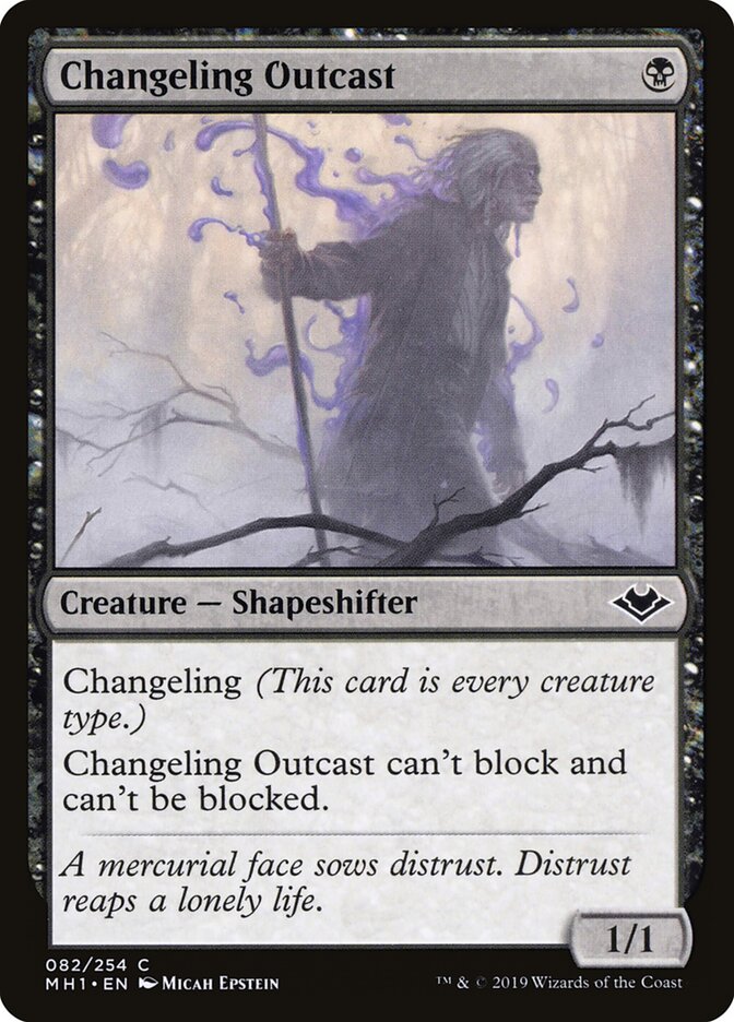 Changeling Outcast card front
