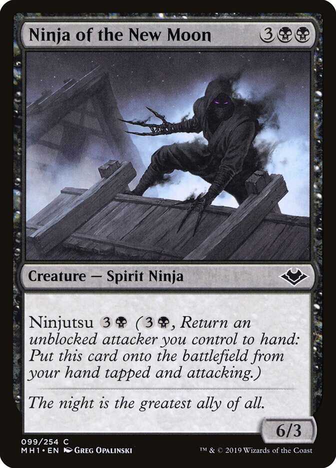 Ninja of the New Moon card front