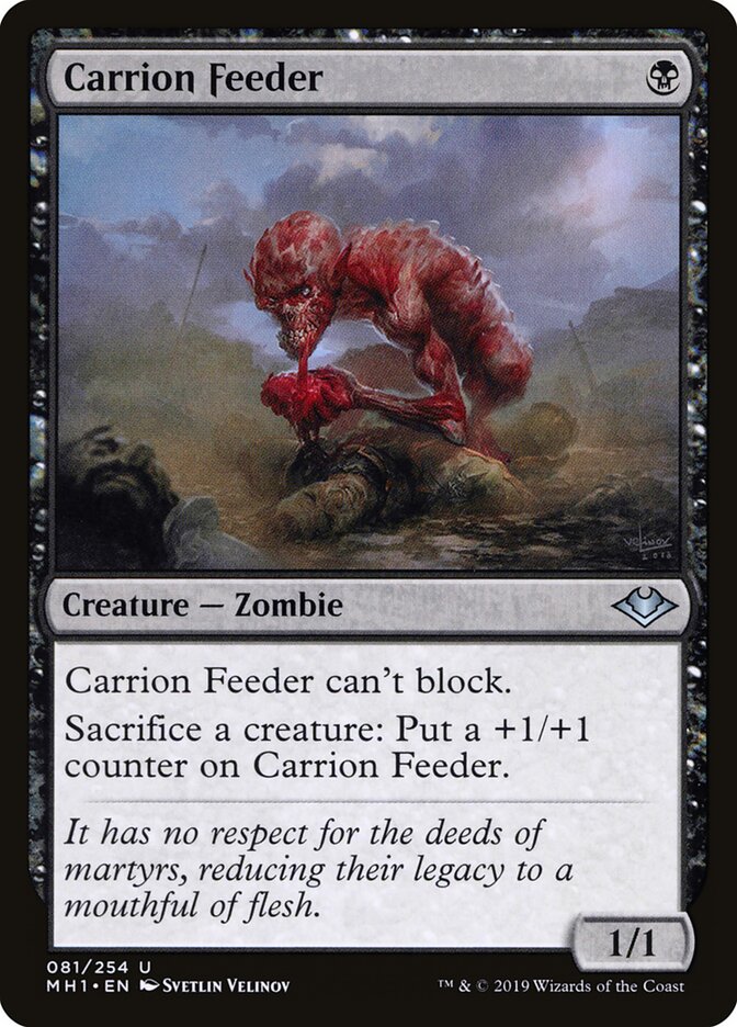 Carrion Feeder card front