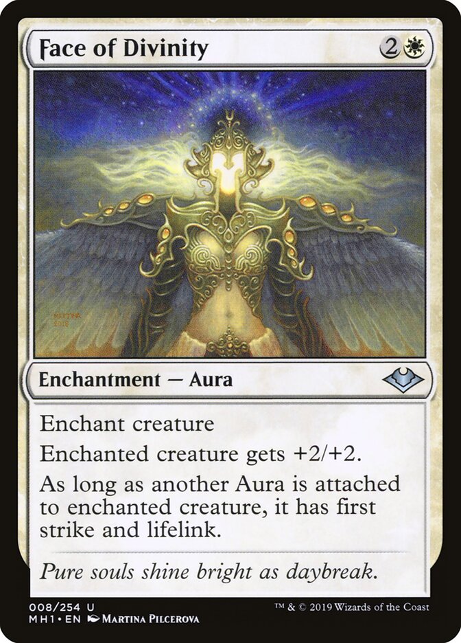 Face of Divinity card front