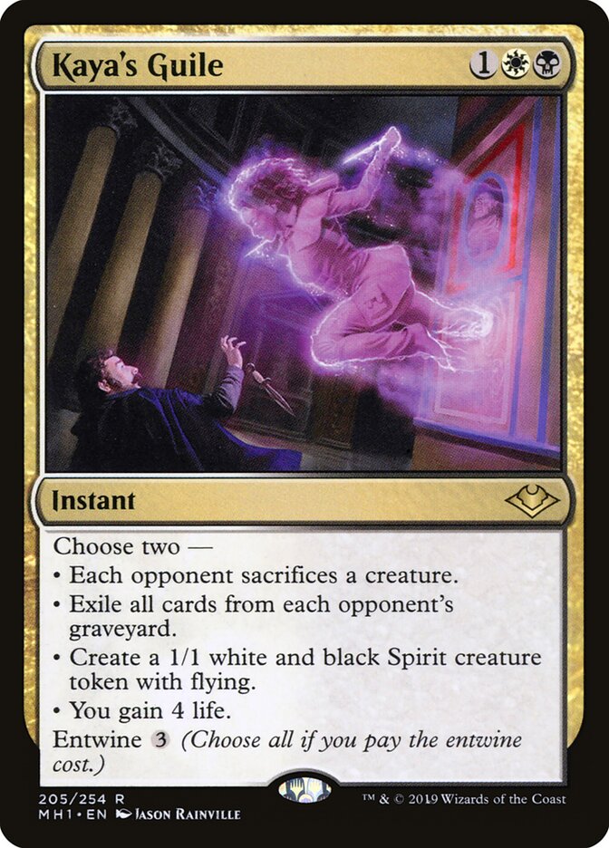Kaya's Guile card front