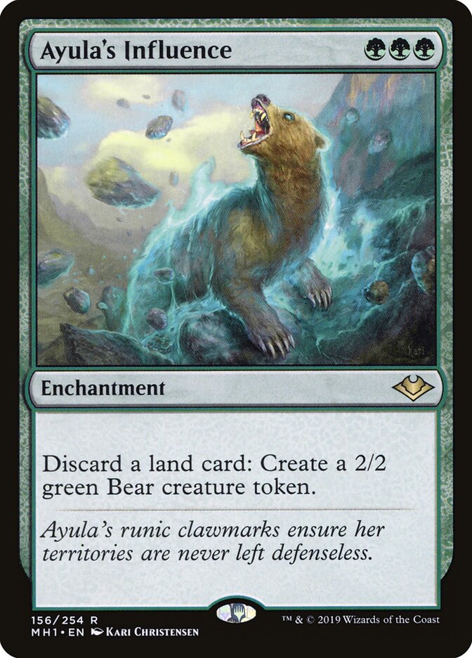 Ayula's Influence card front