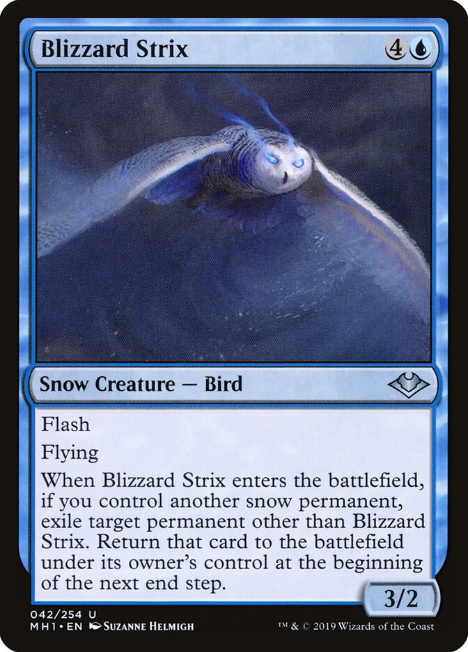 Blizzard Strix card front