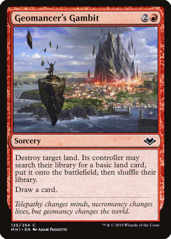 Geomancer's Gambit card front