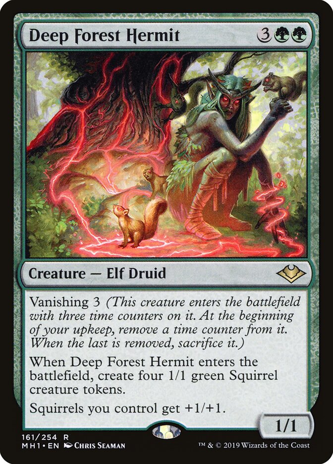 Deep Forest Hermit card front