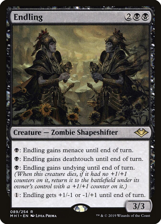 Endling card front