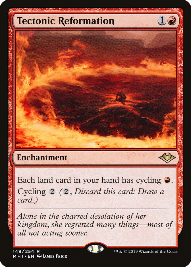 Tectonic Reformation card front
