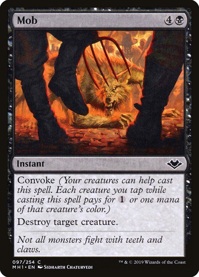 Mob card front