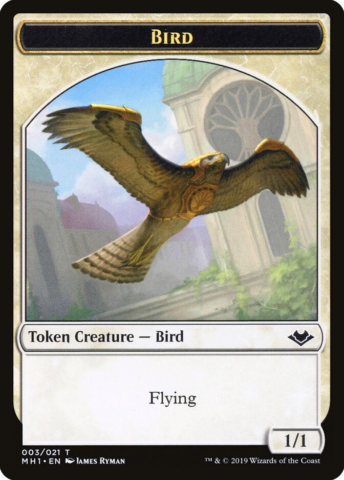Bird card front