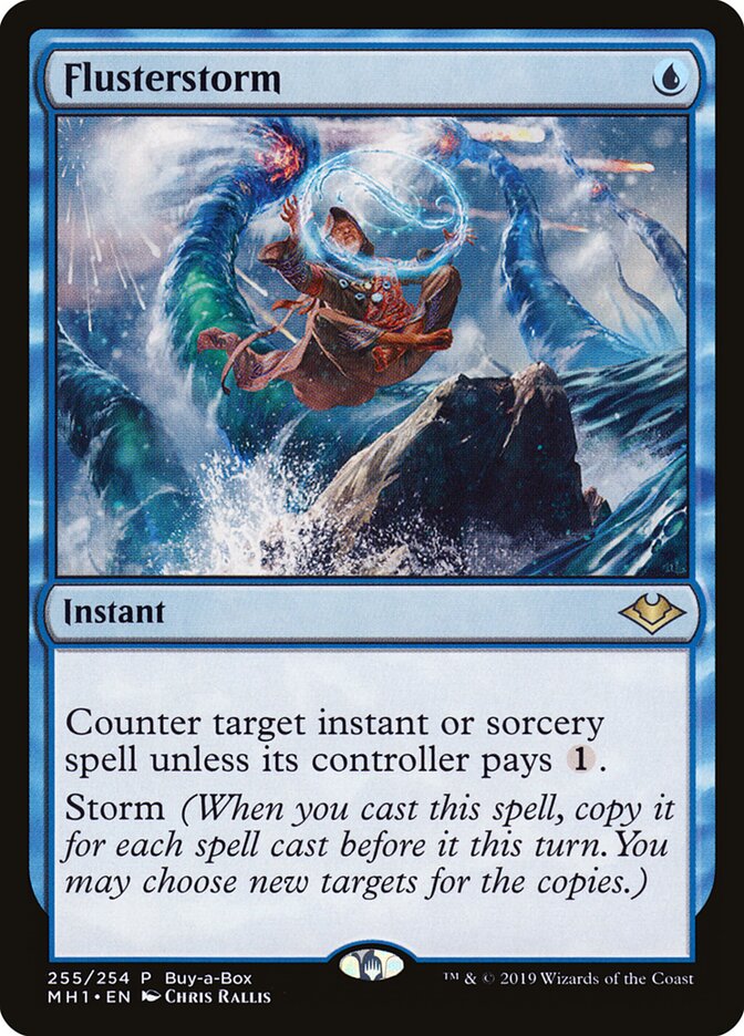 Flusterstorm card front