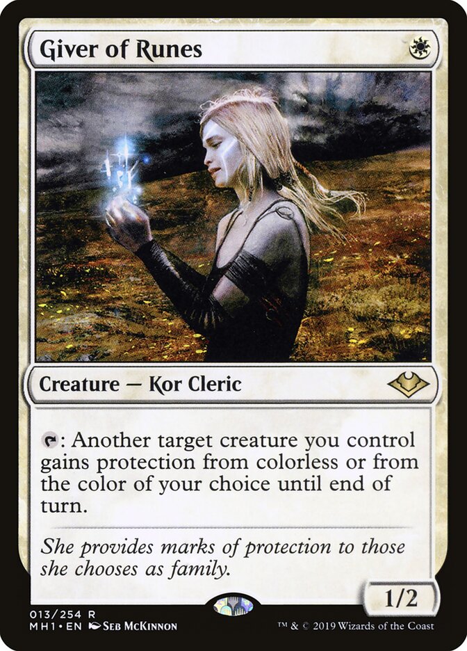 Giver of Runes card front