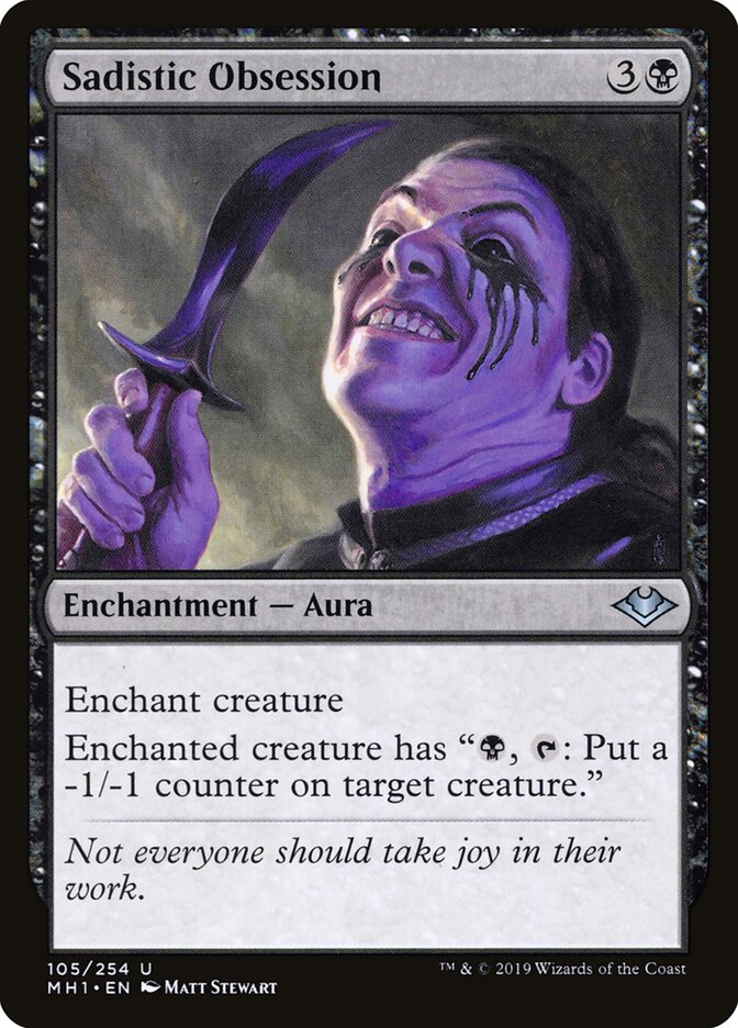 Sadistic Obsession card front