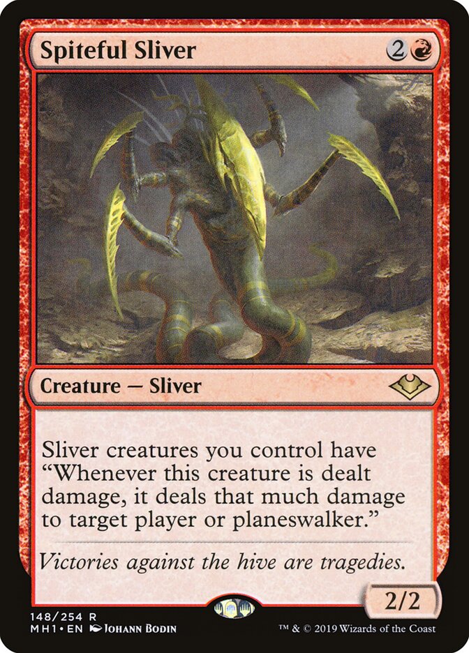 Spiteful Sliver card front