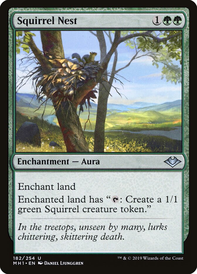 Squirrel Nest card front