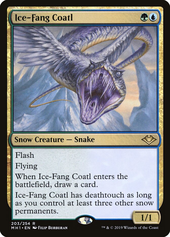 Ice-Fang Coatl card front