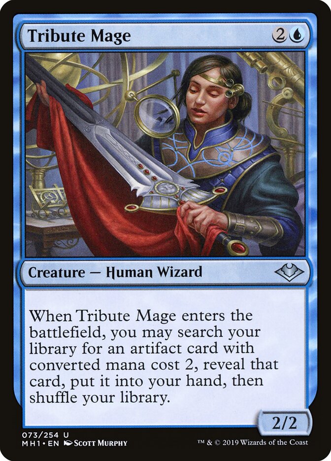 Tribute Mage card front