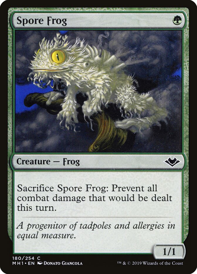 Spore Frog card front