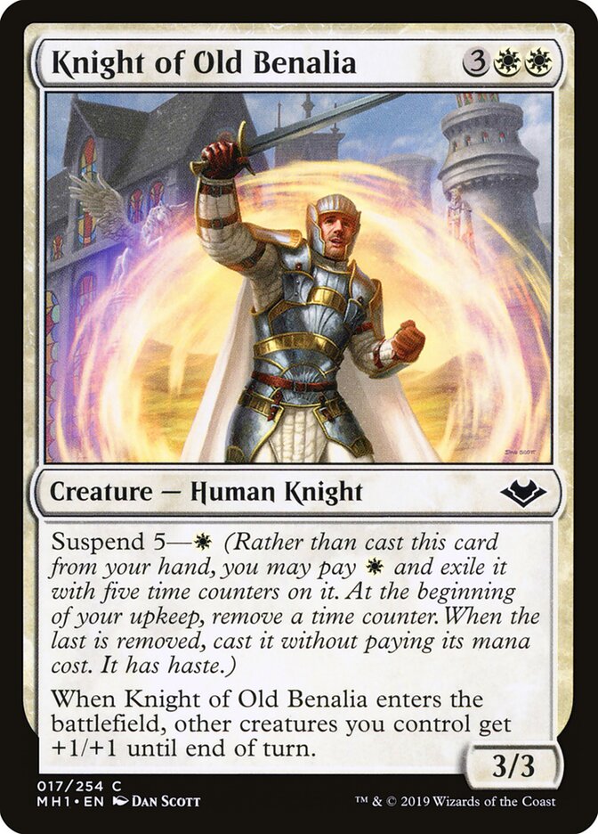 Knight of Old Benalia card front