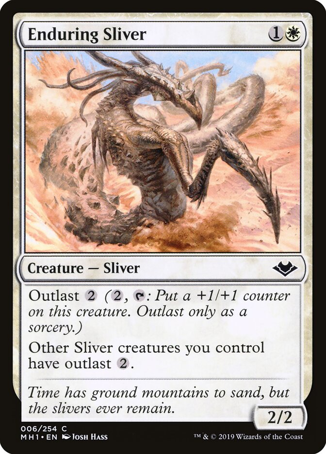 Enduring Sliver card front