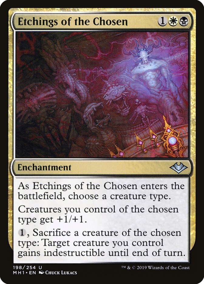 Etchings of the Chosen card front