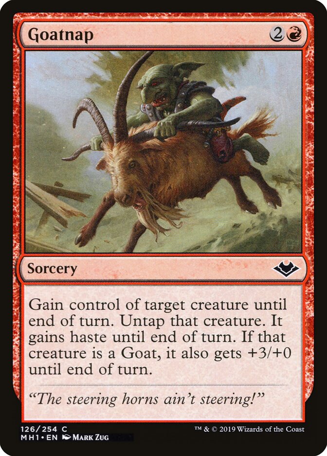 Goatnap card front