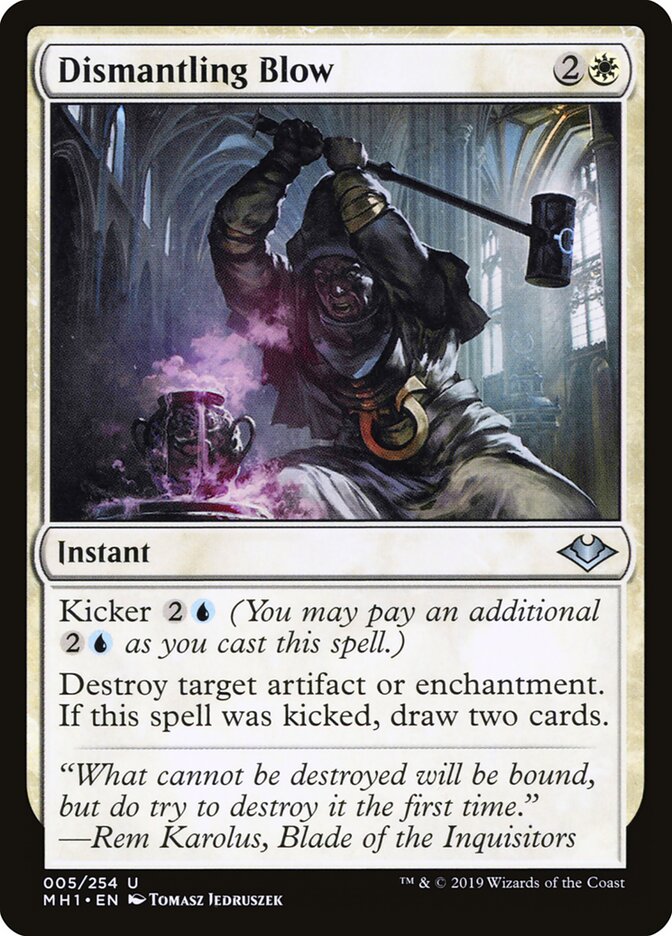 Dismantling Blow card front