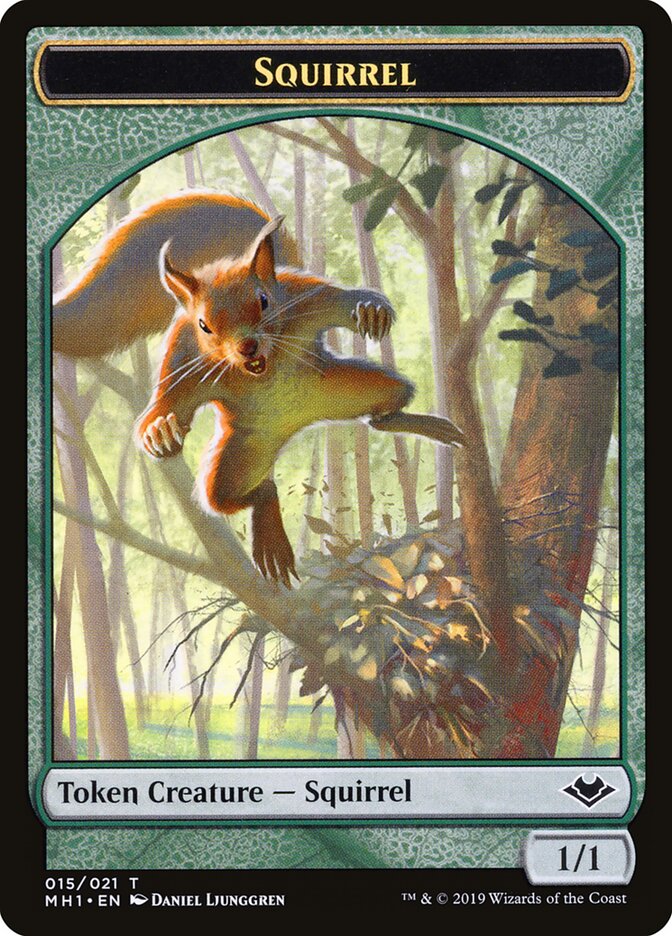 Squirrel card front