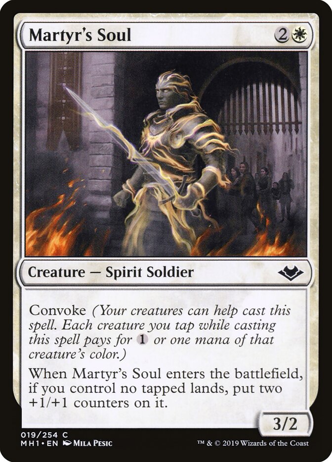Martyr's Soul card front