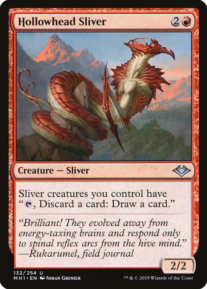 Hollowhead Sliver card front