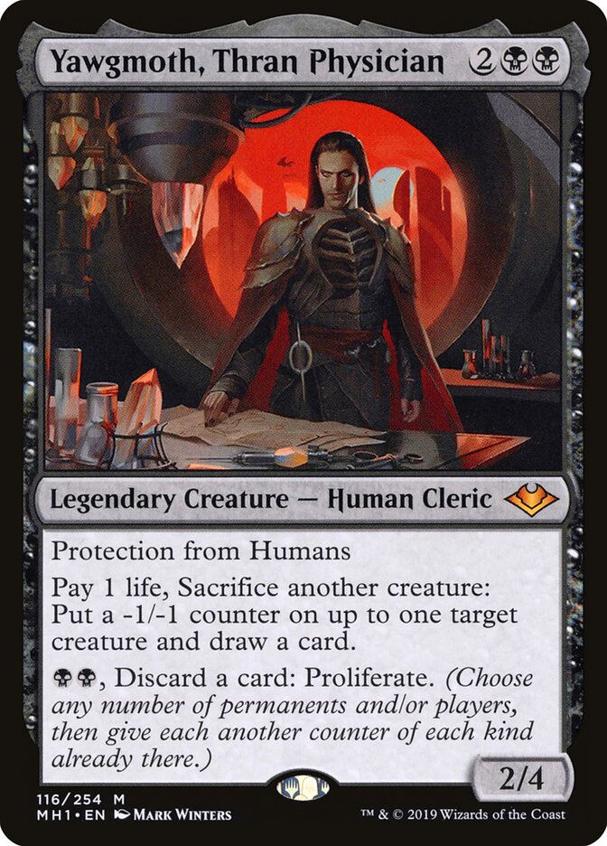 Yawgmoth, Thran Physician card front