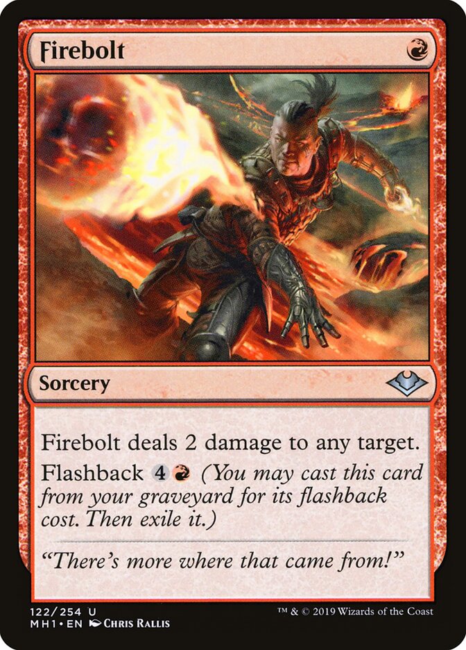 Firebolt card front