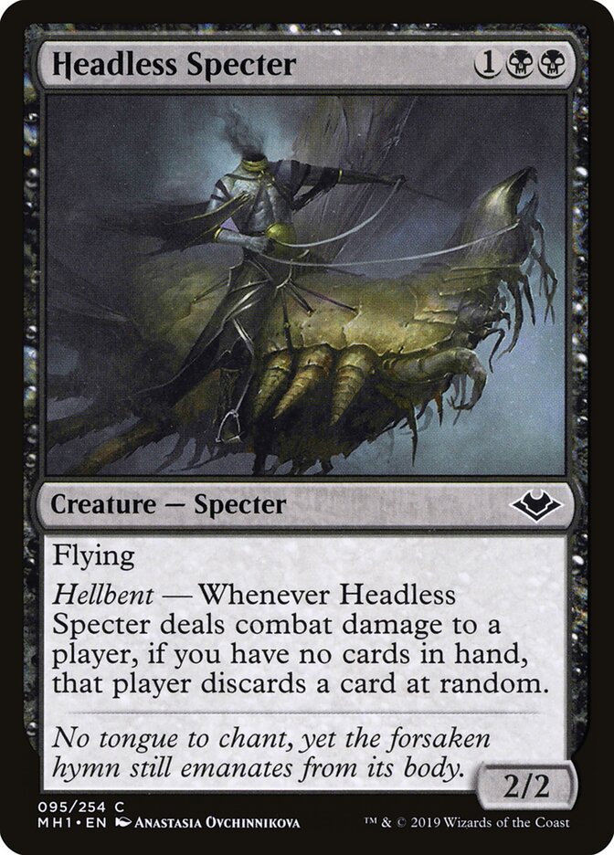 Headless Specter card front