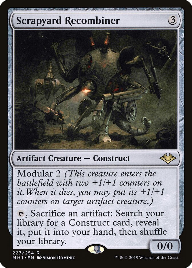 Scrapyard Recombiner card front