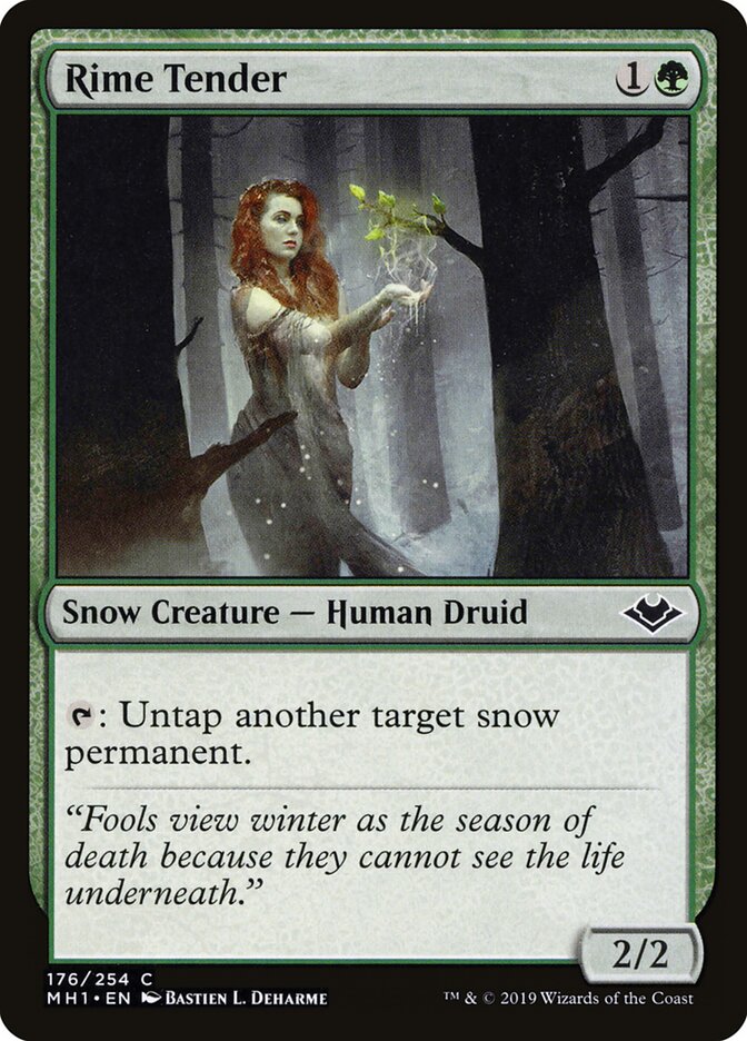 Rime Tender card front