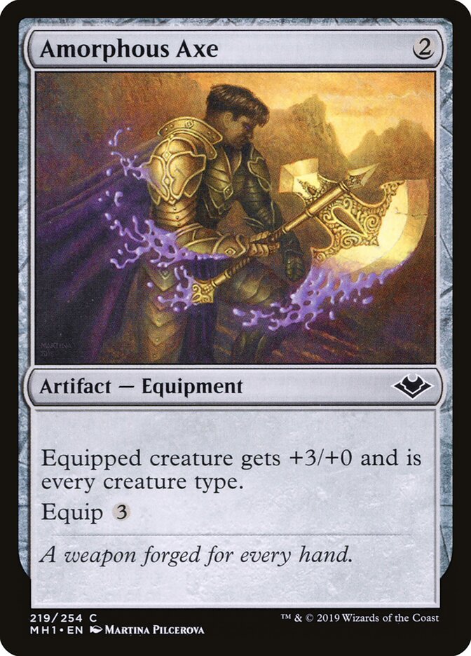 Amorphous Axe card front