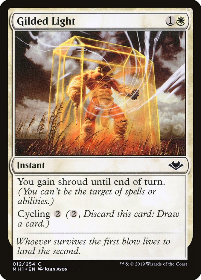 Gilded Light card front