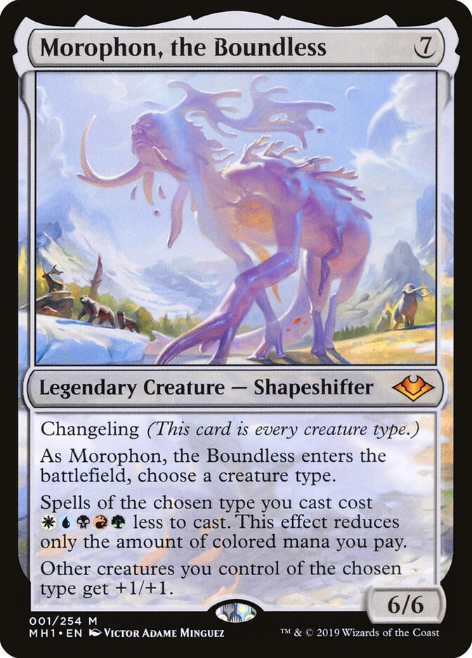 Morophon, the Boundless card front